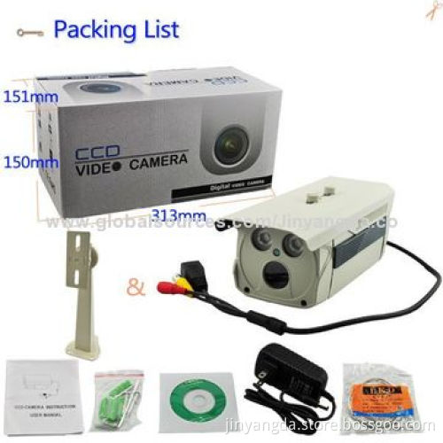 Latest CMOS 420-1,200TVL Array Waterproof IP66 Security Outdoor CCTV Camera, 40m IR Distance